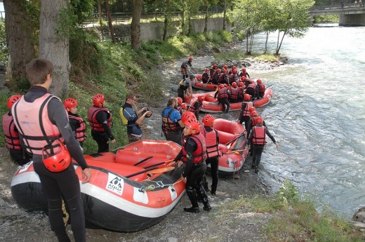 A white-water rafting trip made for two in Spain.