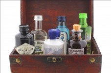 Famous Gin Tasting Collection com Cofre Personalizado